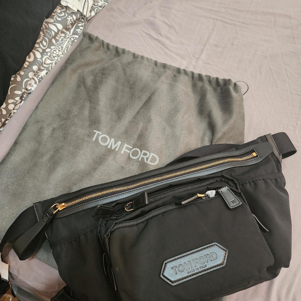 Tom FORD BELT BAG LEATHER/NYLON